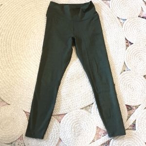 Fabletics Size S Dark Olive/Forest Green Leggings